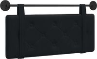 vidaXL Hangend hoofdbord Zwart Fluweel