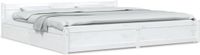 vidaXL Bedframe met lades, wit, 180x200 cm