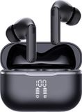Siltcon® SoundWave Ultra Draadloze Oordopjes - Bluetooth ANC Noise Cancelling - 50 Uur Batterij - Zwart
