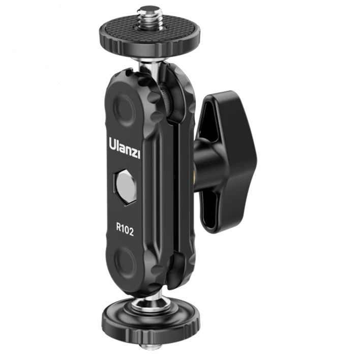 Ulanzi R102 Statiefkop - Zwart - ABS, Aluminium - 1/4"
