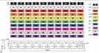 VALUE kabelmarkeerset voor patchkabels, 100 stuks, veelkleurig