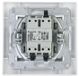 Schneider Asfora EPH1500121 Interrupteur escalier avec éclairage, avec cadre, blanc