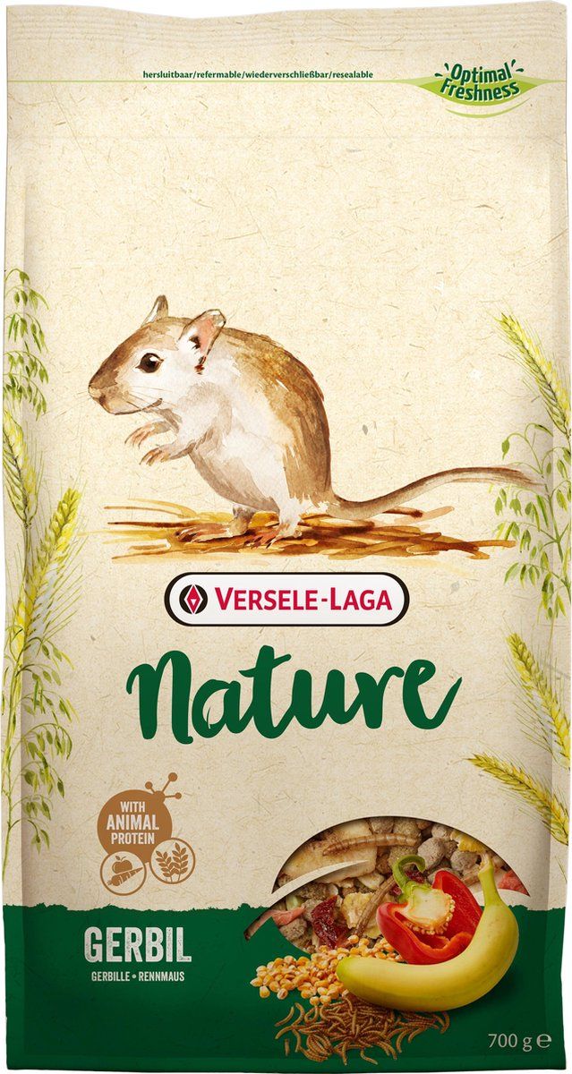 VERSELE-LAGA Nature Gerbil - Gerbilvoer - 700 g