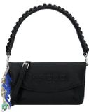 Desigual Schoudertas Half Logo Trokel Shoulder Bag Black