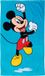 Disney Mickey Mouse Serviette de plage, Bleu - 70 x 120 cm - Coton
