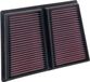 K&N vervangingsfilter rood passend voor Alfa Romeo Giulia 2.9 2017-2018 (33-5085)