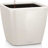 LECHUZA Quadro 43 LS - plantenbak - ALL-IN-ONE set - wit hoogglans