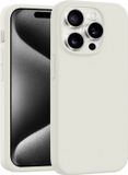 Coverzs luxe siliconen hoesje geschikt voor iPhone 16 Pro (beige)