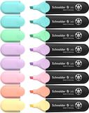 Schneider Job 150 pastel markeerstiften (van gerecycled kunststof, bekroond met de blauwe engel) 8-delig etui gesorteerd