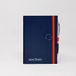 Smemoranda - Dagplanner voor 12 maanden, januari - december 2023 - harde kaft, geruit - middenformaat: 11,2 x 16,4 cm - pen inbegrepen - kleur blauw, P000600