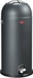 WESCO Kickmaster Maxi Prullenbak | Pedaalemmer | 40 Liter | Metaal - Grafiet
