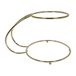 PME vergulde taartstandaard met twee niveaus in C-vorm, aluminium, goud, 43 x 30 x 26 cm