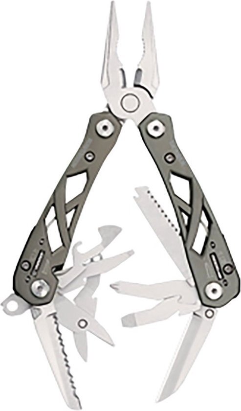 Gerber Center-Drive Plus multitool, lederen foedraal en bit set 30-001599