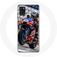 Maniacase Samsung Galaxy A21S Hoesje Miguel Oliveira Moto GP Portugal Vlag