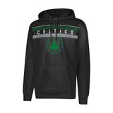 Ultra Game NBA Official Men’s Super Soft Midtown Hoodie Pullover Sweatshirt - Unisex, Boston Celtics, Black, Medium
