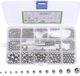 ZenithVibe 600 pièces roulements à billes - 13 tailles - 2 mm - 10 mm - billes en acier inoxydable