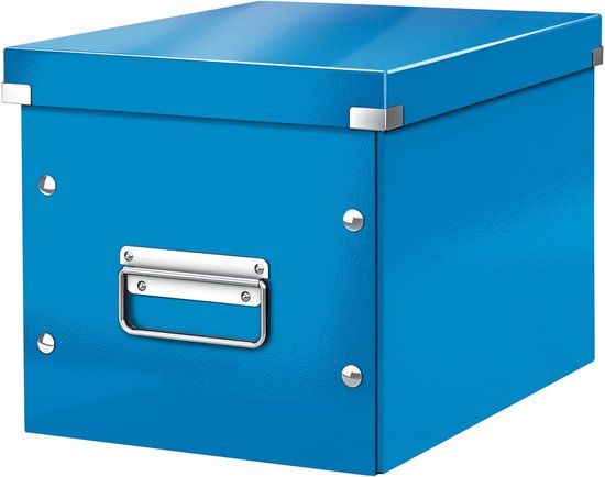 Leitz WOW Click & Store Cube Medium Opbergdoos - Blauw