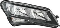 HELLA Rechter koplamp, 12V H7/H7, FF, geschikt voor onder andere SKODA SUPERB