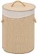 Five Simply Smart Ronde wasmand STEMY 48L Beige Hout