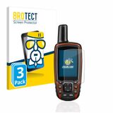 BROTECT Screenprotector 3 Stuks voor Garmin GPSMAP 64s Beschermglas transparant
