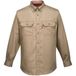 Portwest FR89 Bizflame Hemd Lange Pasvorm 2 Zakken Lichtgewicht Duurzaam | Khaki, L