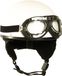 Mil-Tec Oldtimer, casque demi-coquille, couleur: Blanc Mat, taille: L