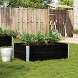 Maison Exclusive - Jardinière Noir 120x80 cm Bois massif Pin