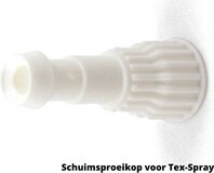 Schuimsproeikop voor Tex spray - wit