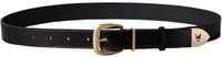 Calvin Klein Riem Vrouwen Leer Zwart
