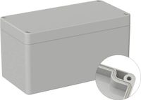 TRU COMPONENTS TC-9065516 Outdoorbehuizing 160 x 80 x 85 Polycarbonaat Grijs-wit (RAL 7035)
