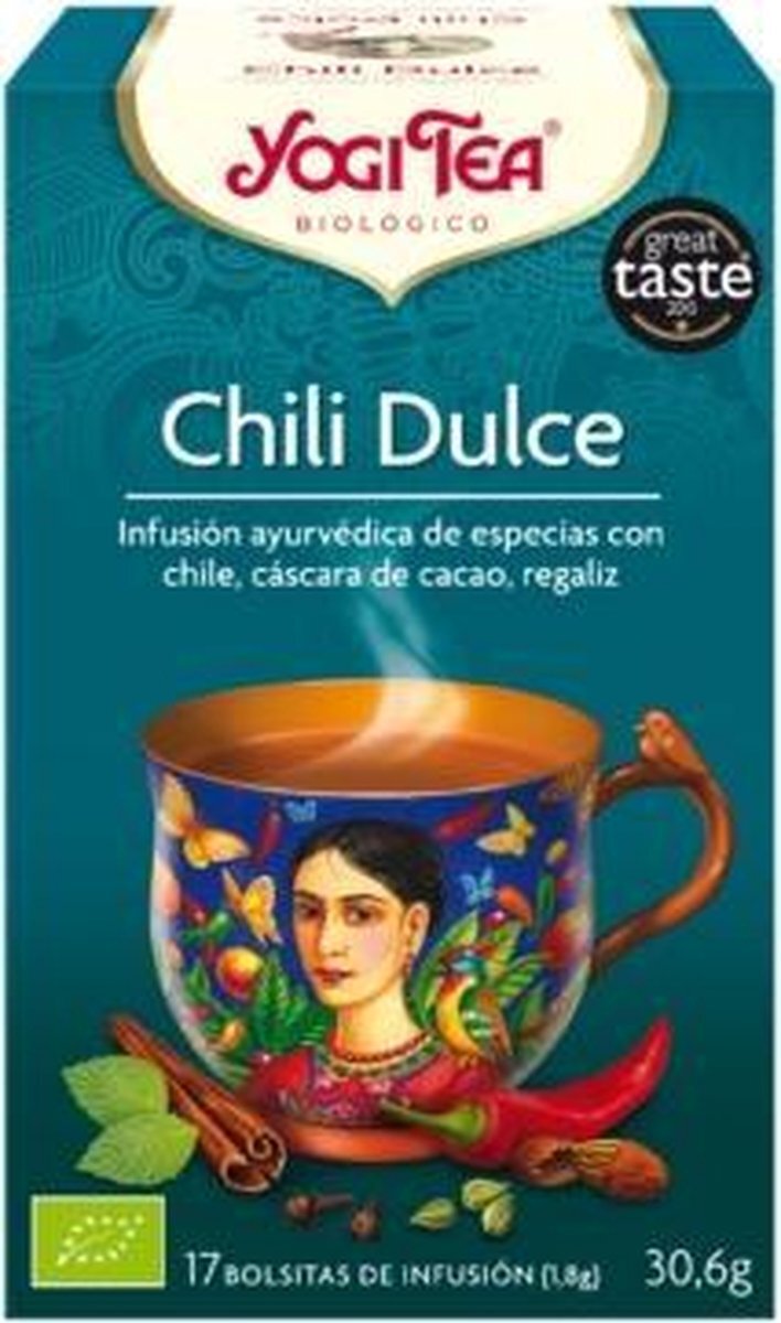 Yogi Tea Chili Dulce Infusión 17 X 1,8 G