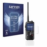 Savvies Screenprotector voor Standard Horizon HX890 - Folie Beschermfolie transparant 6 Stuks