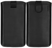 mumbi Samsung Galaxy S9+ mobiele telefoon hoesje, leren buidelzak, zwart