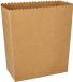 Papstar 50 Popcorn-bakjes Karton "pure" hoekig 2400 ml 19,2 cm x 15,8 cm x 8 cm bruin groot