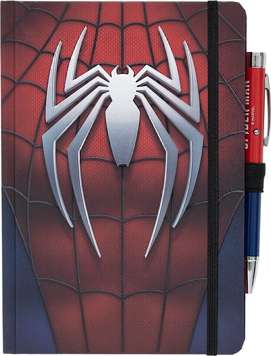 Spider-Man A5 Notebook with Projector Pen - Multi