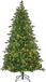 Black Box Trees Brampton Kunstkerstboom met Verlichting - Slim Model - 240 LED Lampjes - Groen - H215 x Ø125 cm
