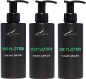 Claudius Cosmetics B.V. Claudius Bodylotion Fresh Ginger 300 ml - set van 3 stuks