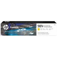 HEWLETT-PACKARD HP 981Y - 185 ml - extra hoog rendement - geel - origineel - PageWide - inktcartridge