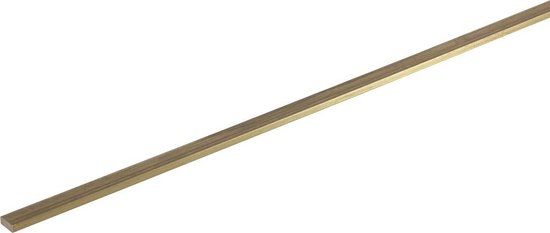 Reely Messing Plat Profiel (l x b x h) 500 x 15 x 2 mm