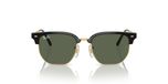 Ray-ban RJ 9116S New Clubmaster Junior Lunettes de soleil Enfants Noir Carré Vert 47mm
