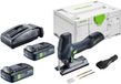 Festool PSC-E 18 EB-Basic accu pendelzaag 18 V 40 mm + 2x accu 4,0 Ah + oplader + Systainer