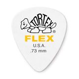 428R.73 Dunlop Tortex Plectrum – 0.73 mm – Wit – 72 stuks