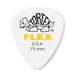 428R.73 Dunlop Tortex Plectrum – 0.73 mm – Wit – 72 stuks