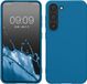 kwmobile hoesje geschikt voor Samsung Galaxy S23 - Back cover in rifblauw