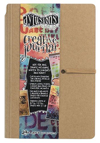 Ranger Dylusions Accessoires klein Journal - meerkleurig - papier - bruin - 21,6 x 14,2 x 2,5 cm