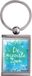 Miko Products Sentiment fotolijstje sleutelhanger zoon - blauw/groen