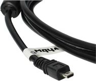 VHBW USB-kabel compatibel met Olympus FE-180, FE-230, FE-240, FE-310, FE-220, FE-250, FE-280, FE-290, FE-300 camera's en camcorders - datakabel, 1.50 m, zwart