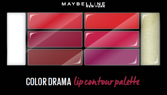 Maybelline Liner Studio Color Contour Lip Palet - 2 Crimso - Lipliner