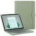 FINTIE Sleeve Case voor 13,5 Inch Microsoft Surface Laptop 5/4/3/2 (Model: 1951/1868/1958/1950/1867/1769), Premium PU Lederen Beschermende Folio Boek Cover met Grote Zak, Salie