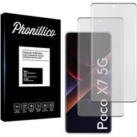 Phonillico® Gehard glas voor Xiaomi Poco X7 5G [Pack 2]